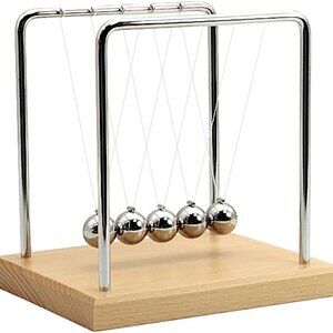 New Newtons Cradle Balance Balls Science Physics Gadget Desktop Decoration Kinet